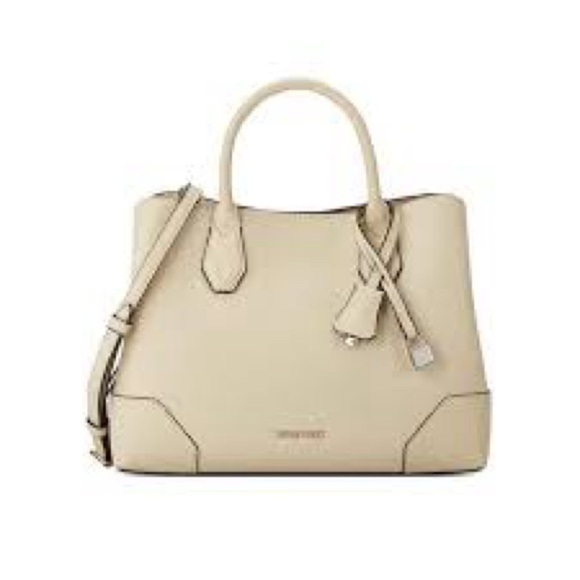 Nine West Handbags - NWT Nine West Brooklyn Jet Set Satchel Crossbody Purse Tan Beige Bag